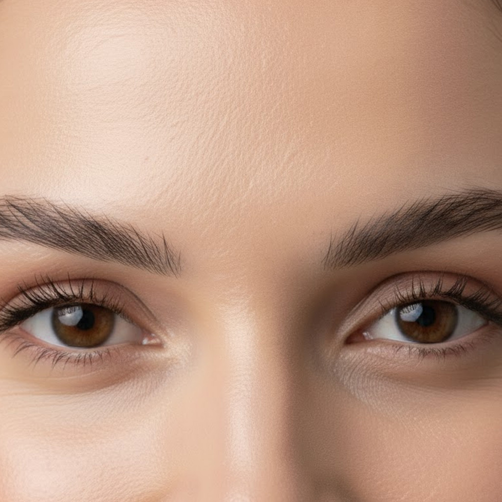 Zona de depilación láser: Entrecejo