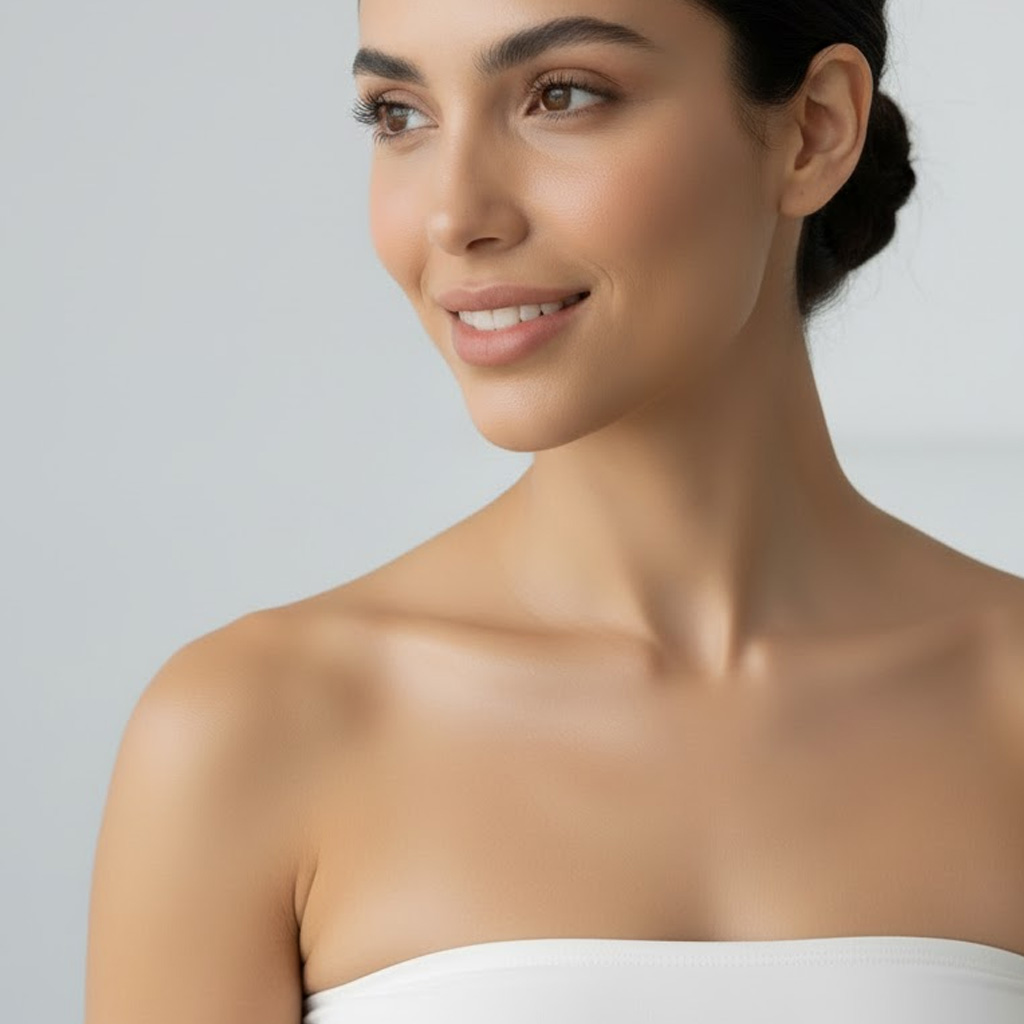 Zona de depilación láser: Hombros