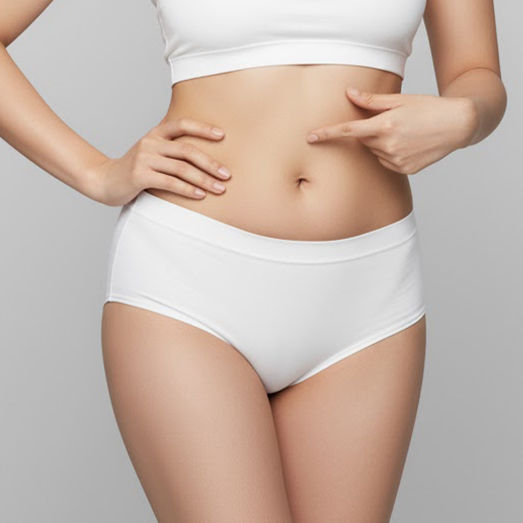 Zona de depilación láser: Abdomen