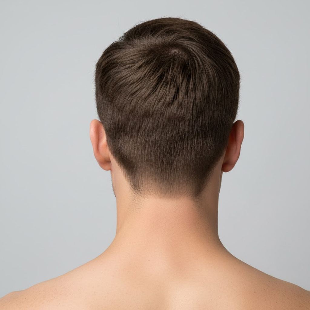 Zona de depilación láser: Nuca